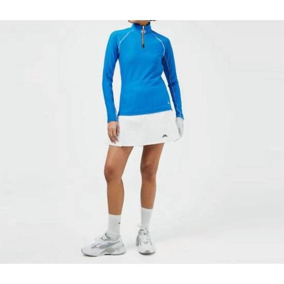 NEW J.LINDEBERG jonah golf mid layer pullover in skydiver - Picture 2 of 4